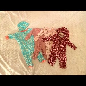 Bundle of 4 onesies- All 0-3 months